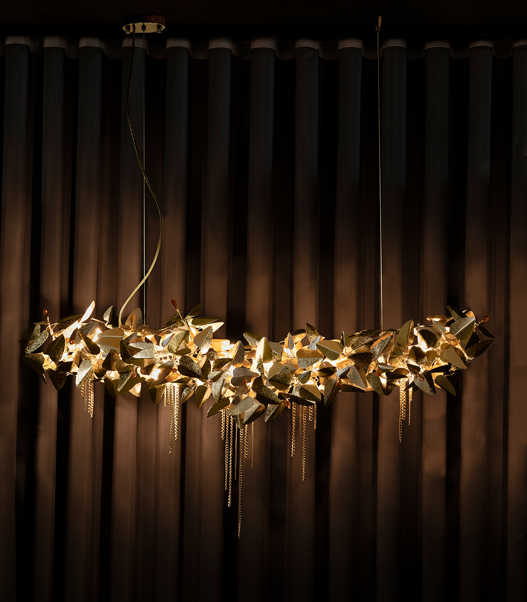 Suspension 164 - Gelbe Blume - Pièce unique - Pacific Compagnie.